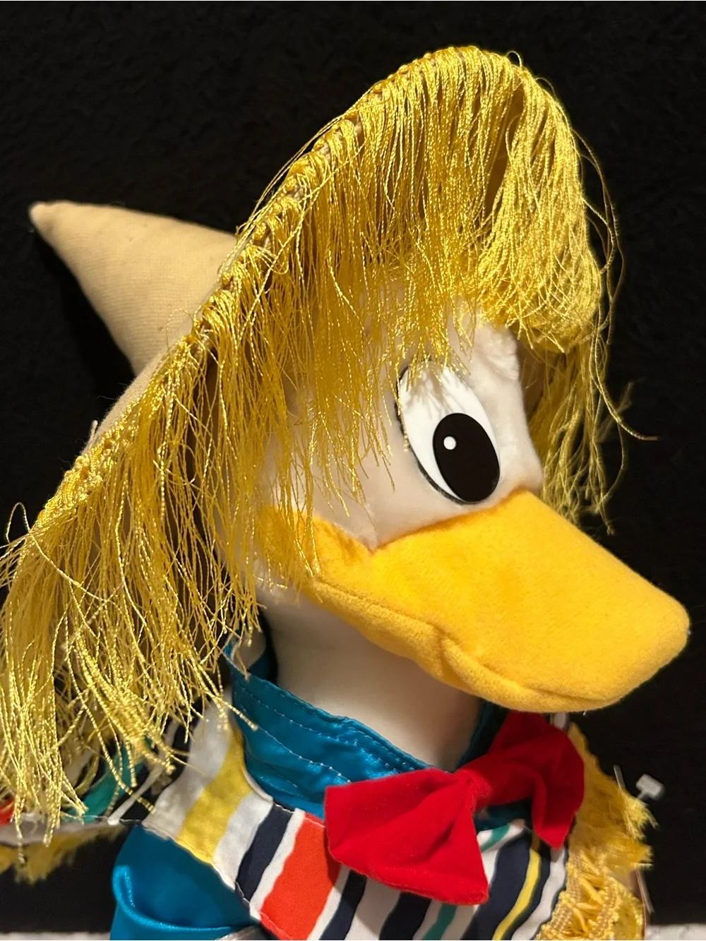 Vintage Disneyland Three Caballeros Donald Duck Plush 16 Mexico Disney